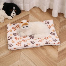 Pet Mat Warm Blanket Cartoon Double-sided Kennel