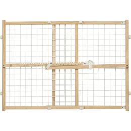 MidWest Wire Mesh Wood Presuure Mount Pet Safety Gate - 24" tall - 1 count