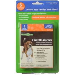 Sentry Worm X Plus - Small Dogs - 6 Count