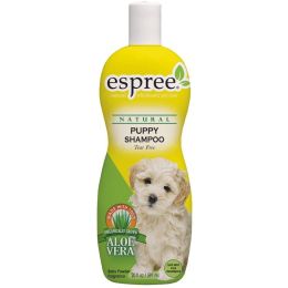 Espree Puppy and Kitten Shampoo with Organic Aloe Vera Baby Powder Fragrance - 20 oz